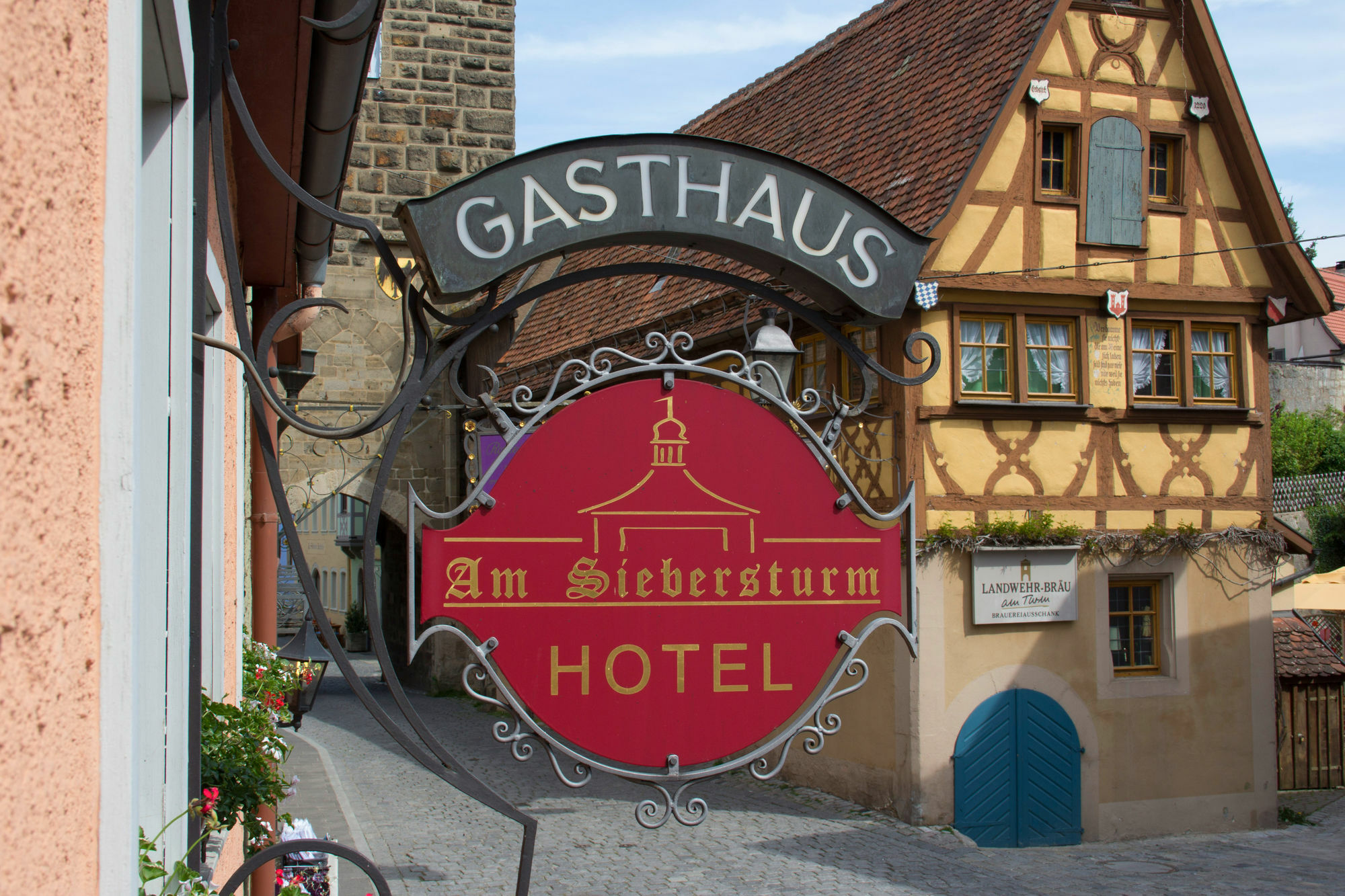 Hotel Am Siebersturm Rothenburg ob der Tauber Ngoại thất bức ảnh